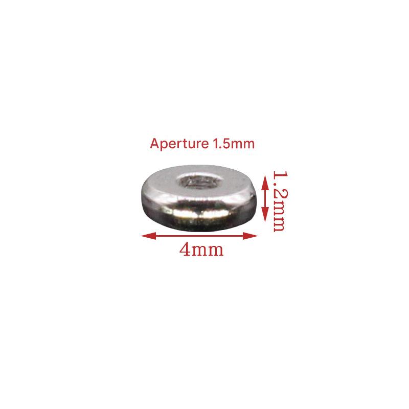 4:Bright silver 4*1.2mm