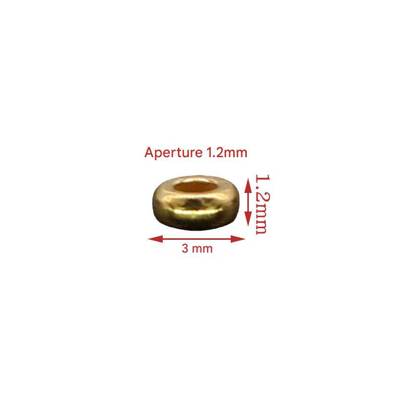 1:Bright gold 3*1.2mm
