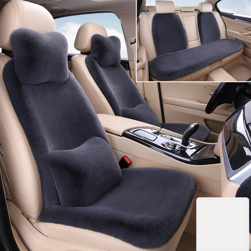 Dark gray car with five seats and 11-piece set