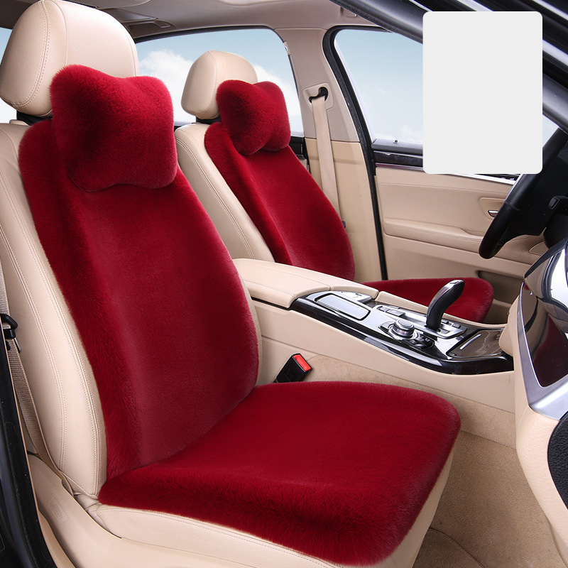 Burgundy driver and passenger   2 headrests