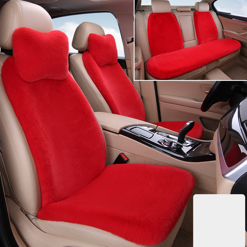 Festive red car five-seater nine-piece set