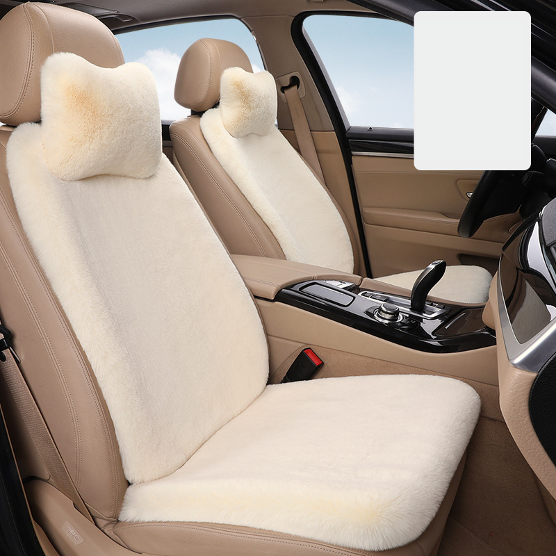 Beige driver and passenger   2 headrests