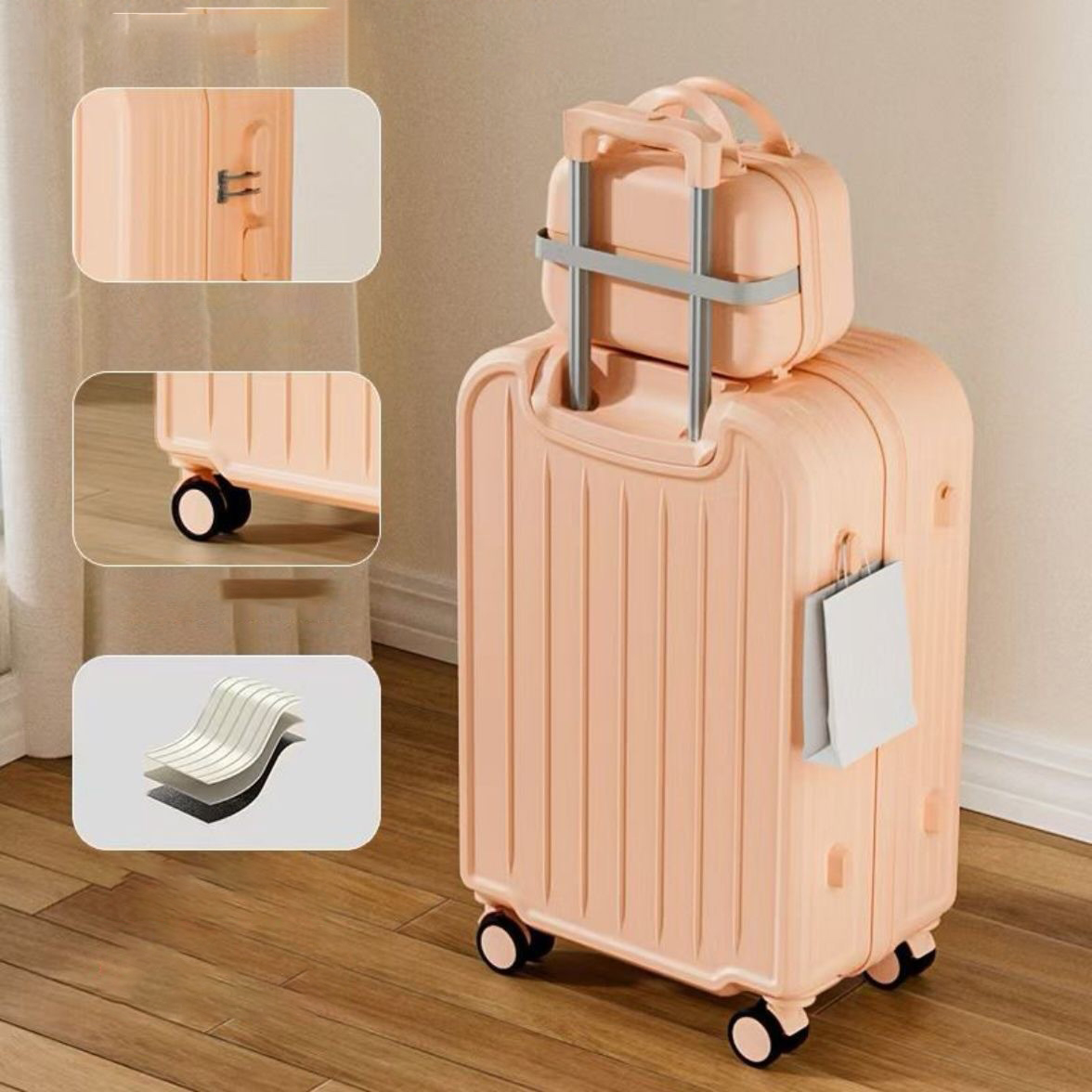 peach pink thickened