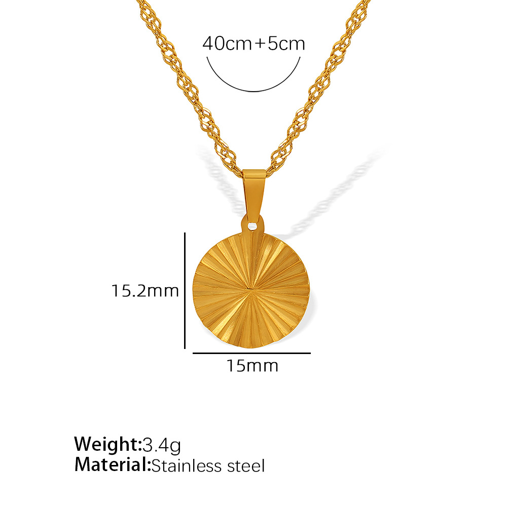 9:XL163 Gold Necklace