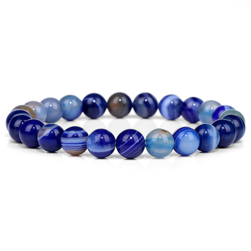 17 Blue striped agate