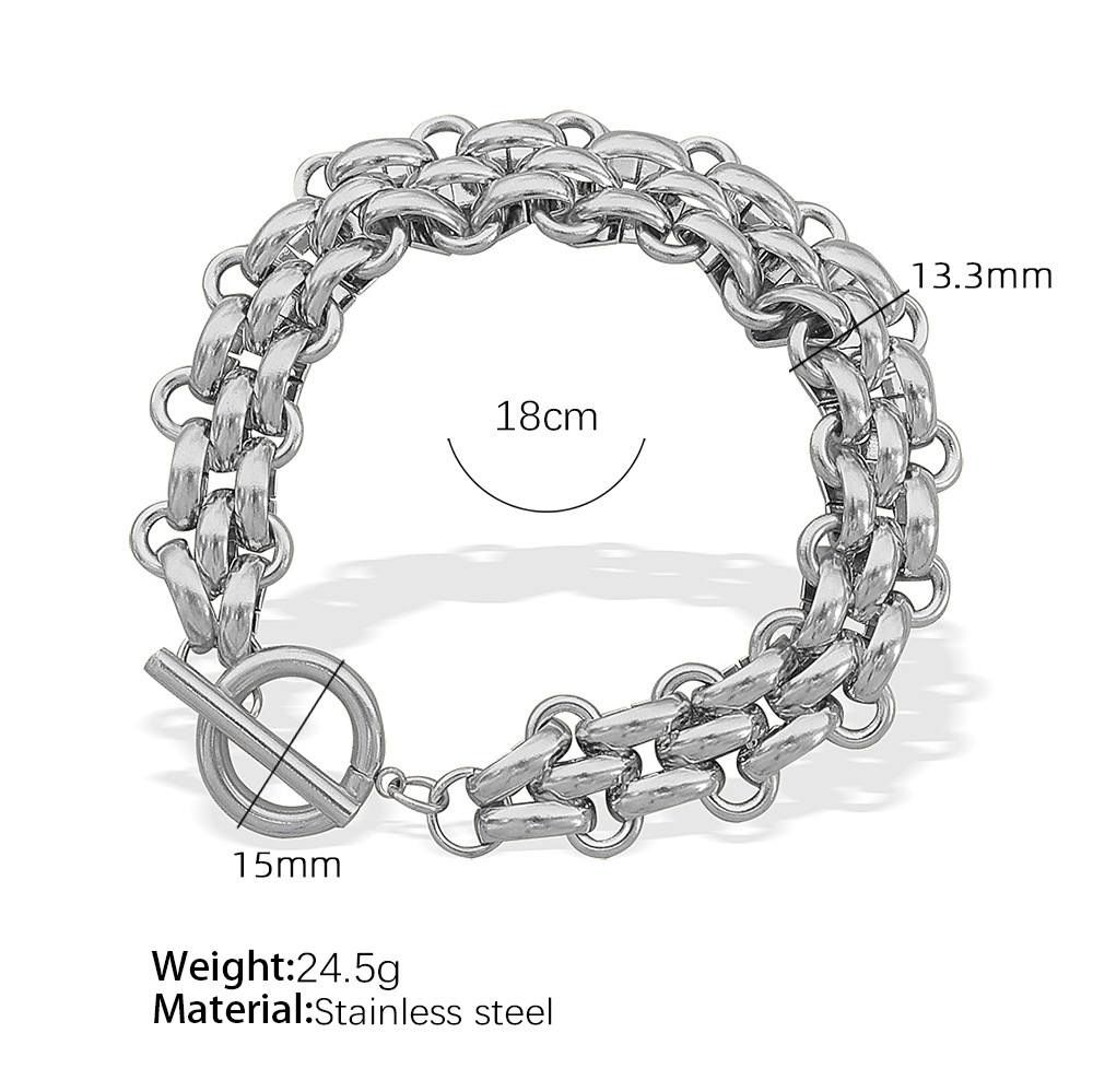 2:SL20 Silver Bracelet
