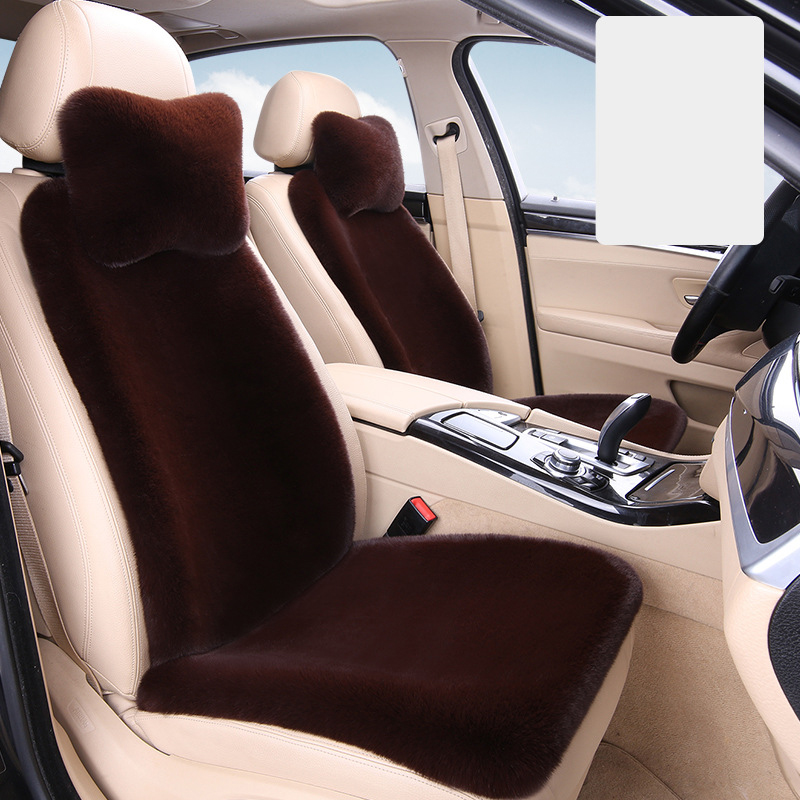 Brown driver and passenger   2 headrests