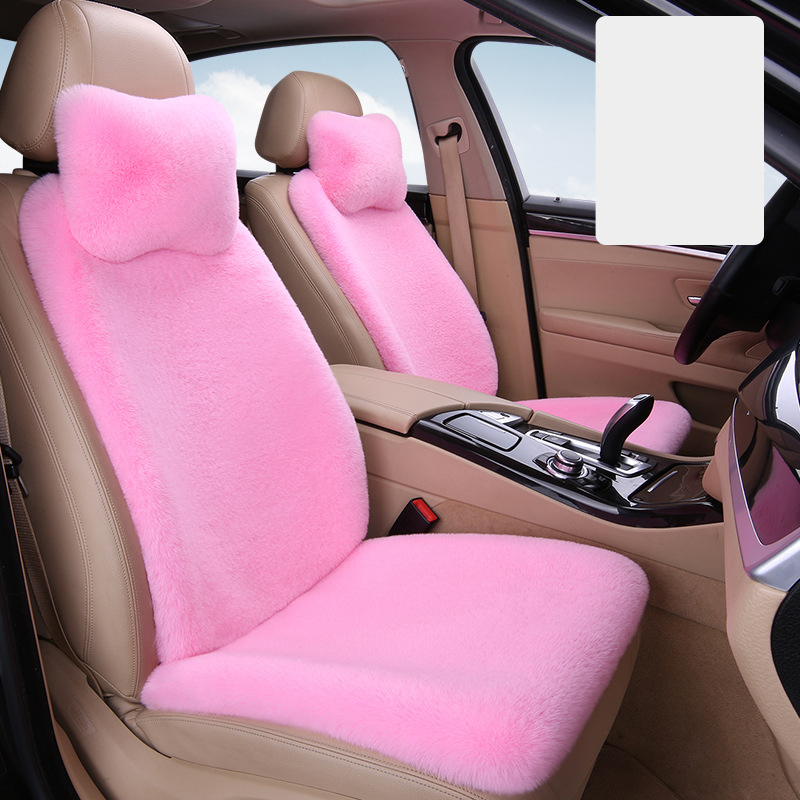 Pink driver's co-pilot   2 headrests   2 waist pillows