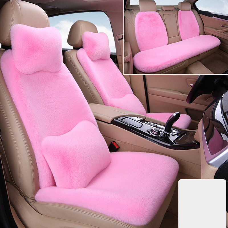 Pink car with five seats and 11-piece set