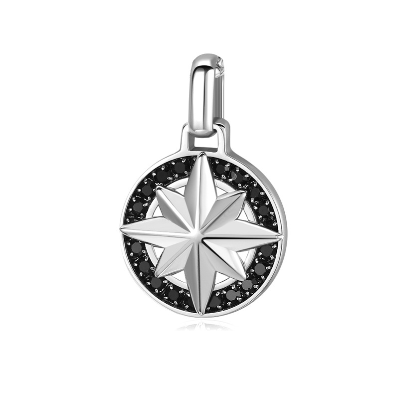 1:Black steel pendant