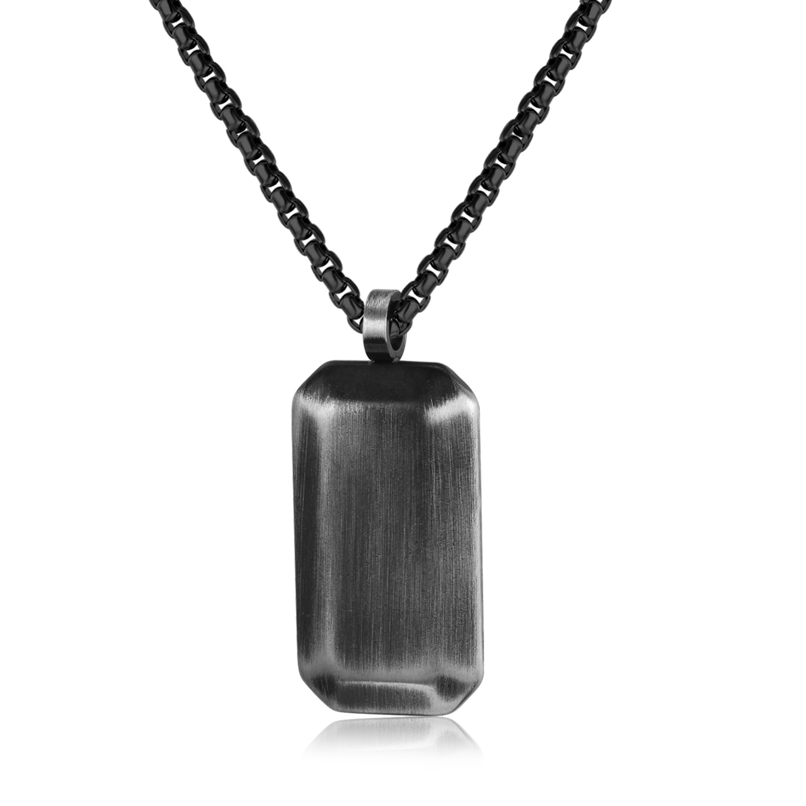 8:Vintage black necklace 60cm