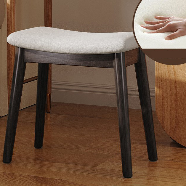 Walnut-Premium Grey-Saddle Stool