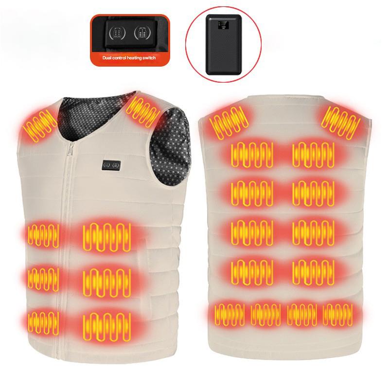 8009-meter white vest  3A battery