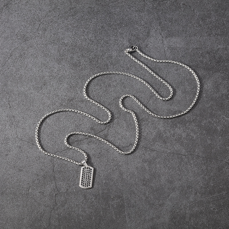 2:Necklace 60cm (steel color)