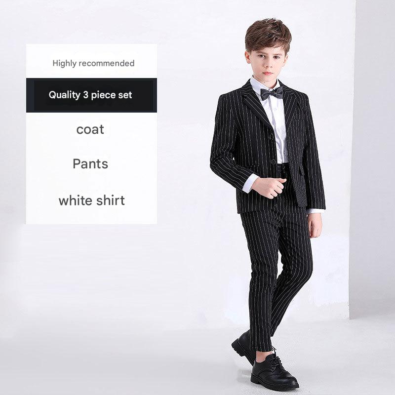 Black vertical Pattern 3-piece Set A