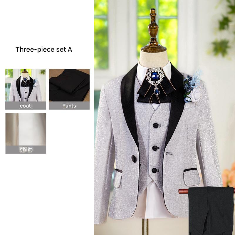 Silver Sequin 3-piece Set A