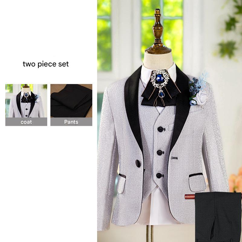 Silver sequin 2-piece set