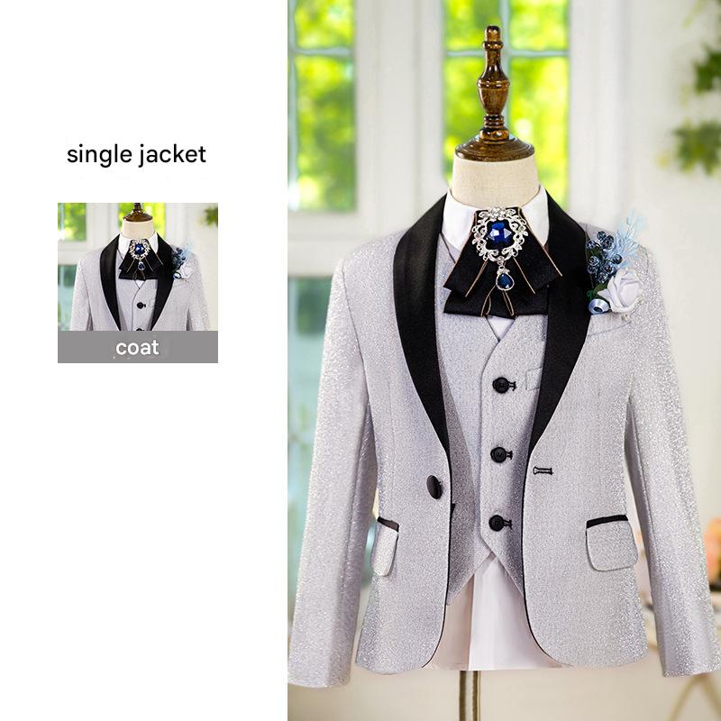 Silver sequined coat