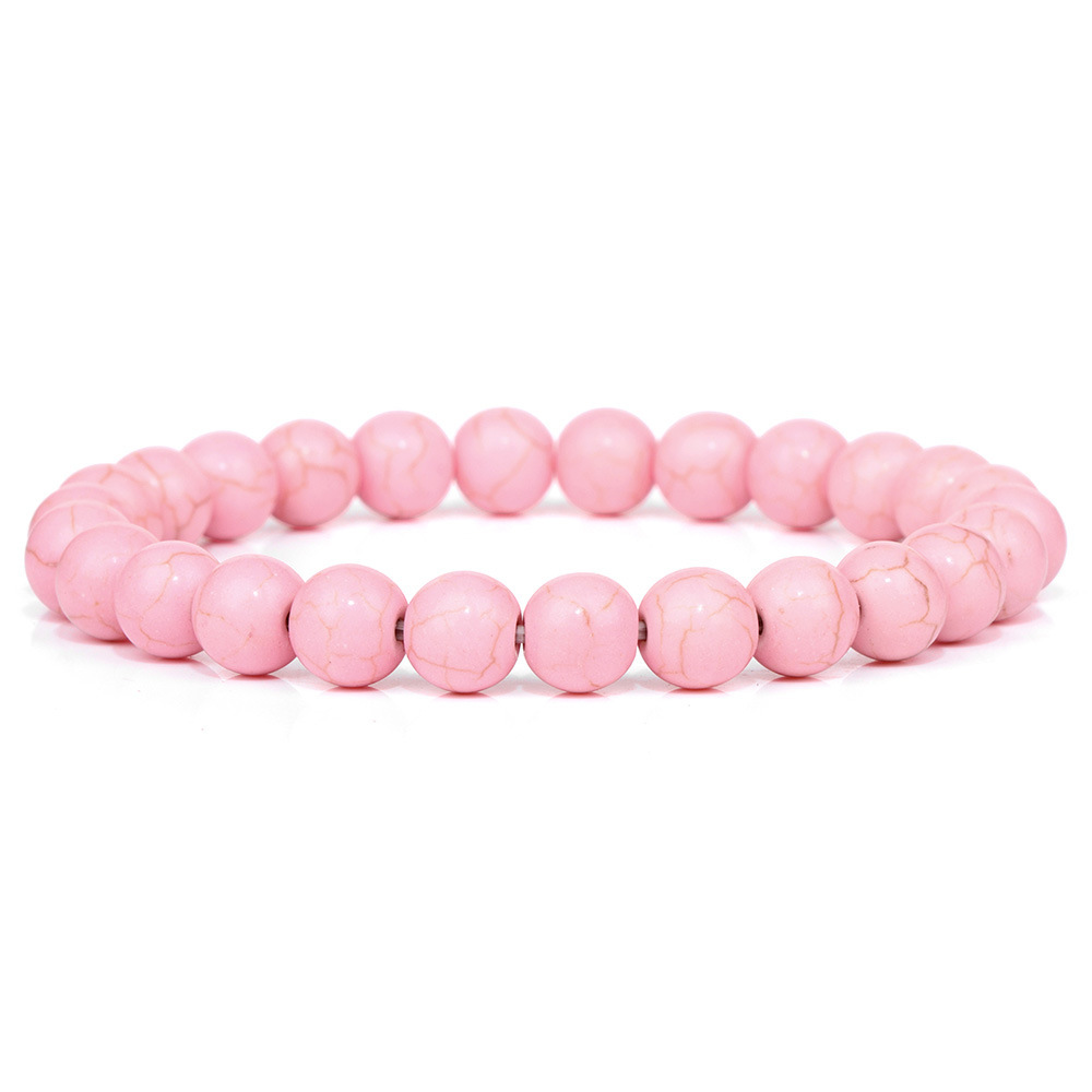 8:Synthetic pink turquoise