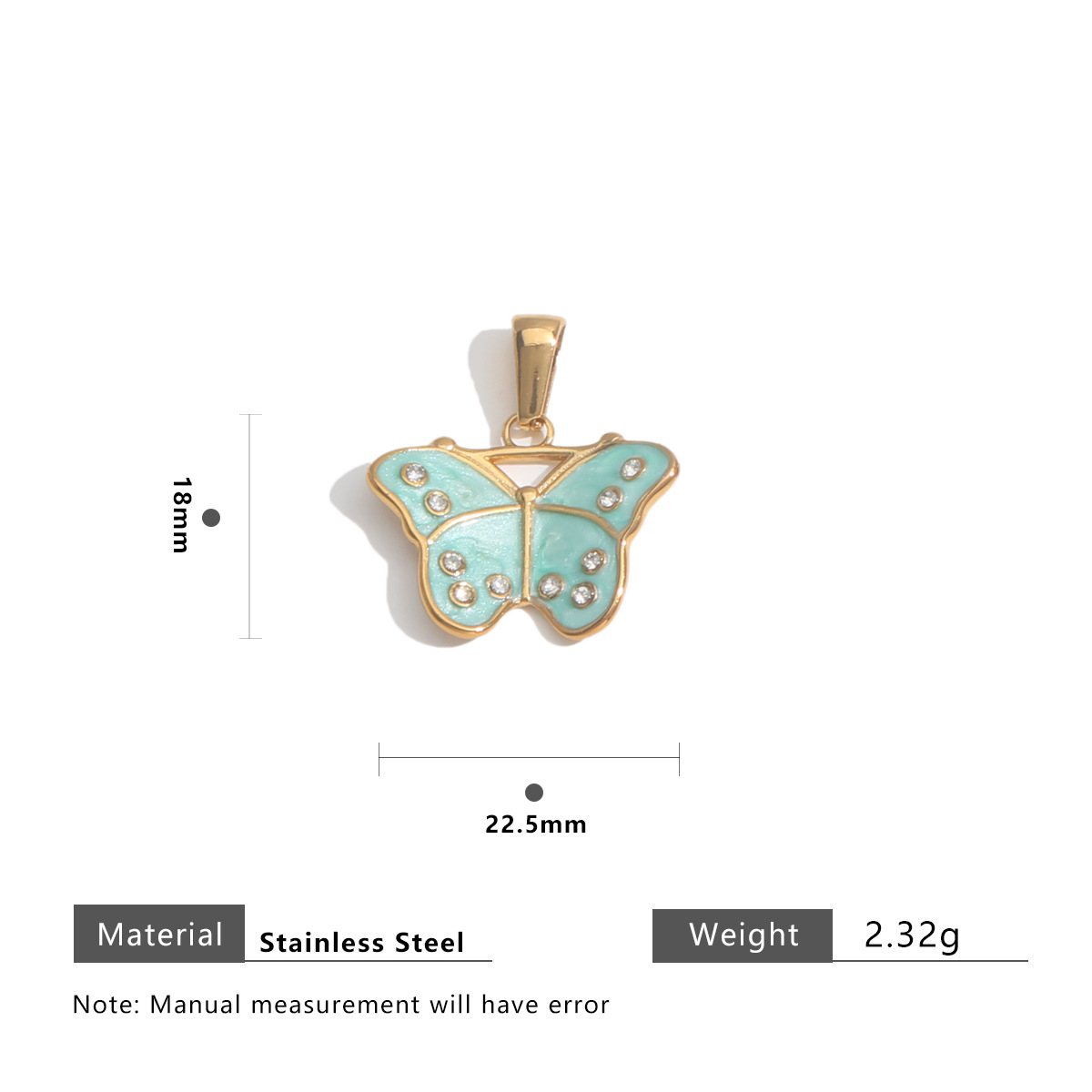 5:Light green butterfly