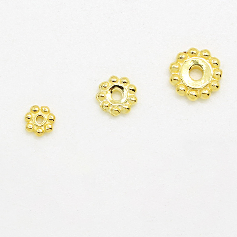 gold color plated 4mm