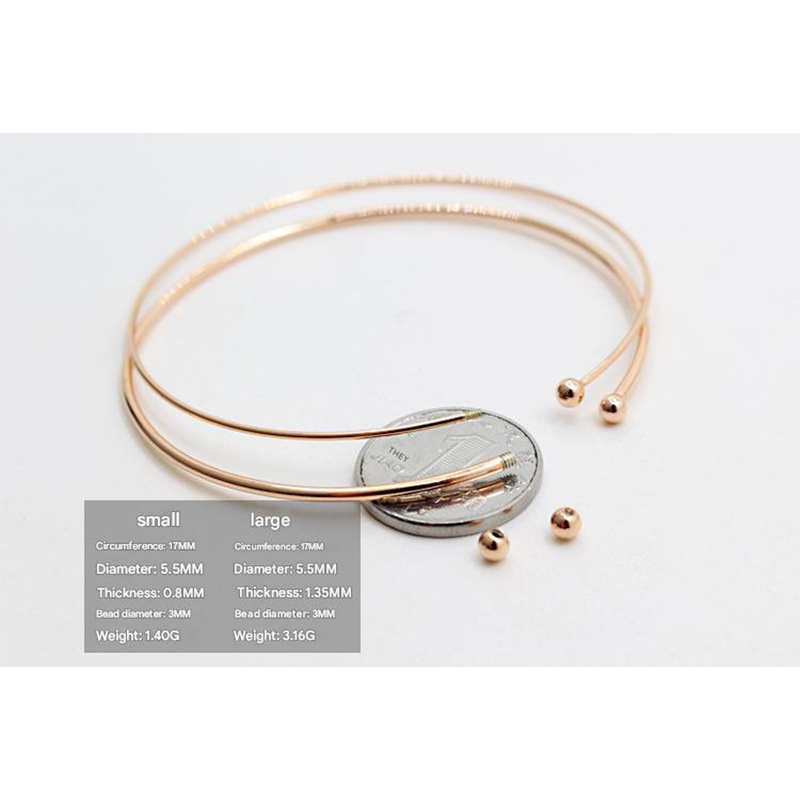 4:rose gold color plated