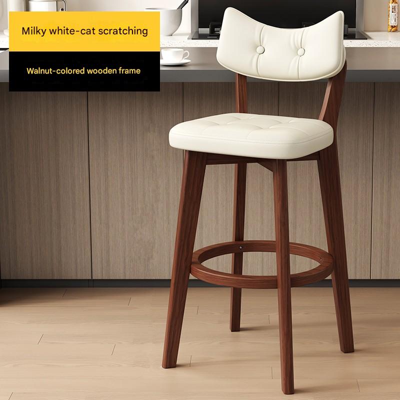 Rice white cat scratch skin Brown rack