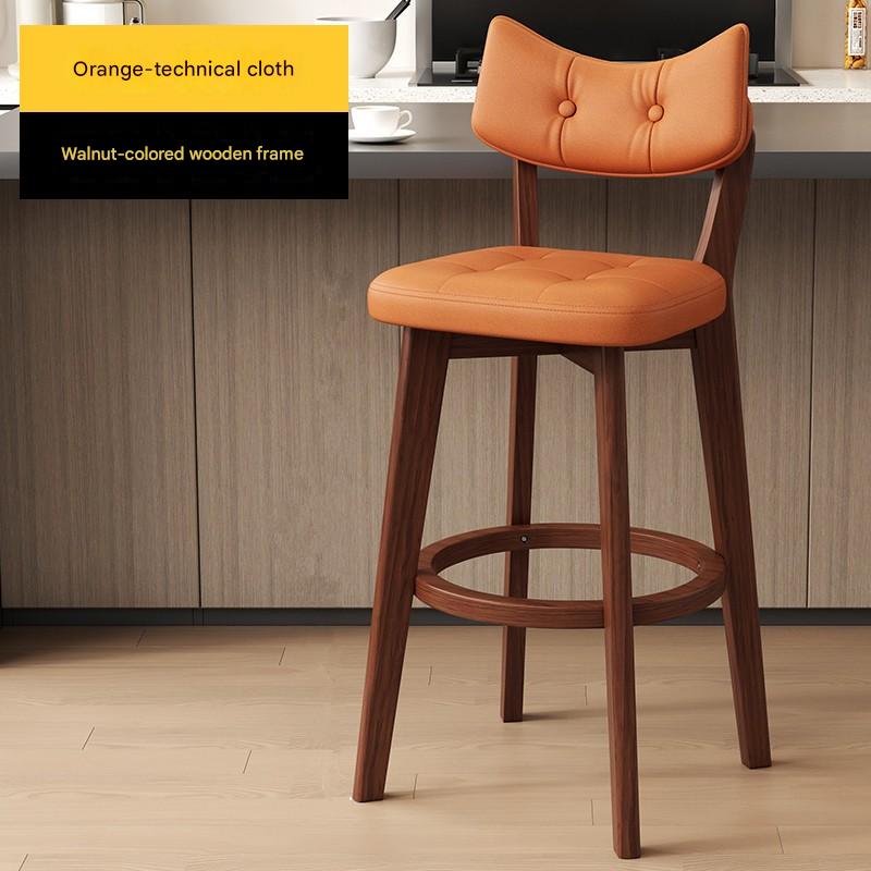 Orange Technology fabric Brown rack