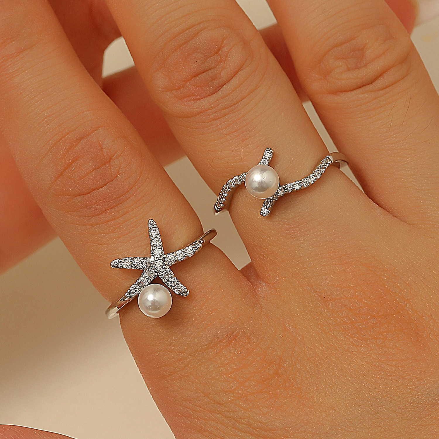 3:03 ring two-piece set