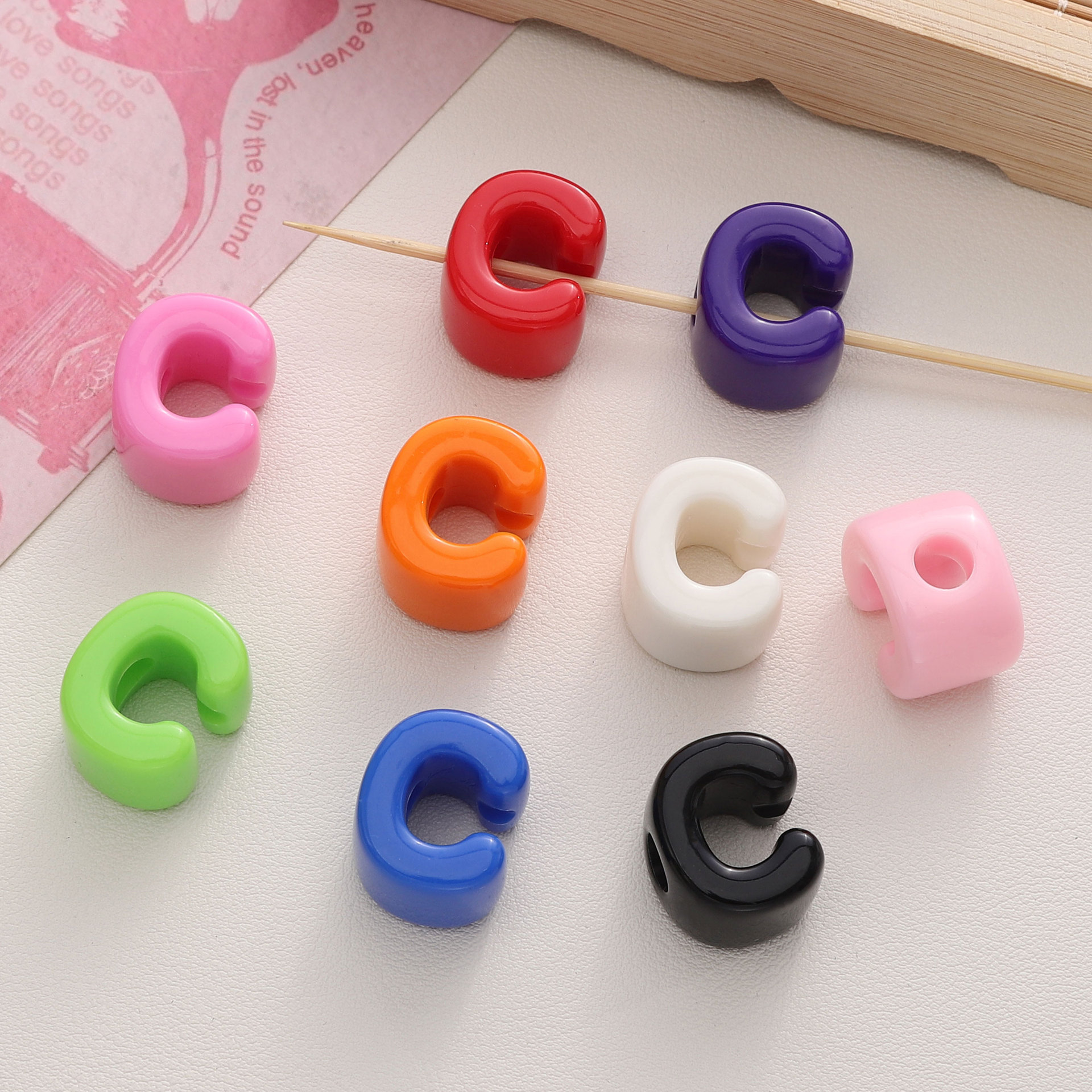 C 10 pc/bag Random color