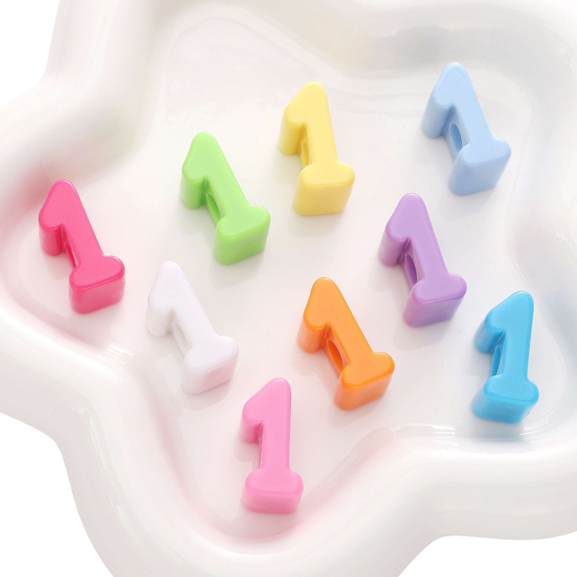 1 5 pieces/bag Random color