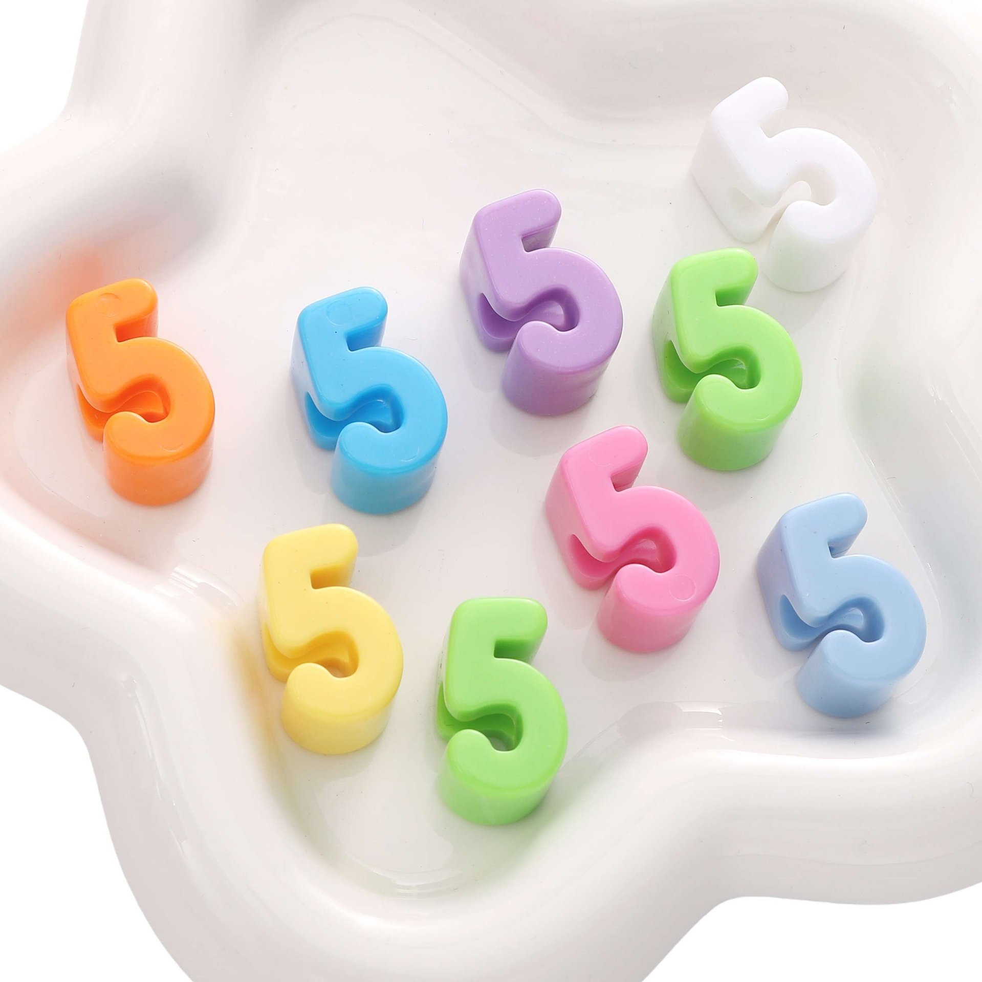 5 5 pieces/bag Random color