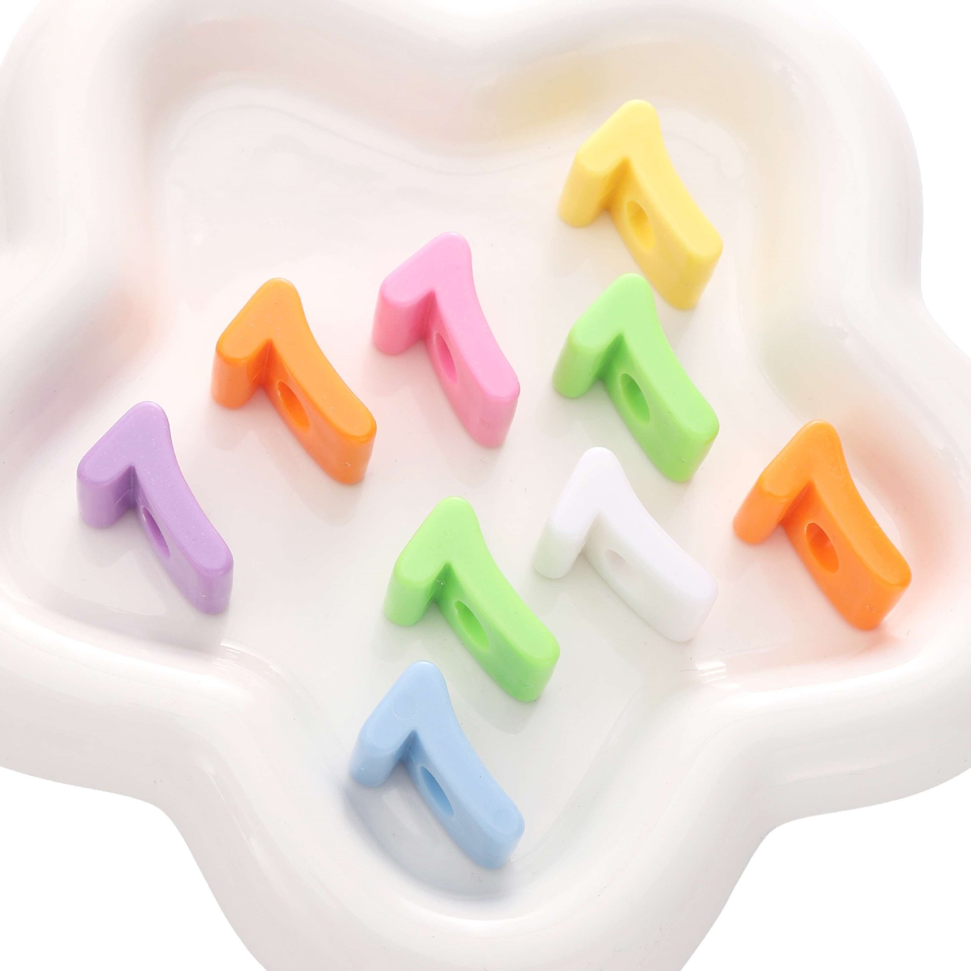 7 5 pieces/bag Random color