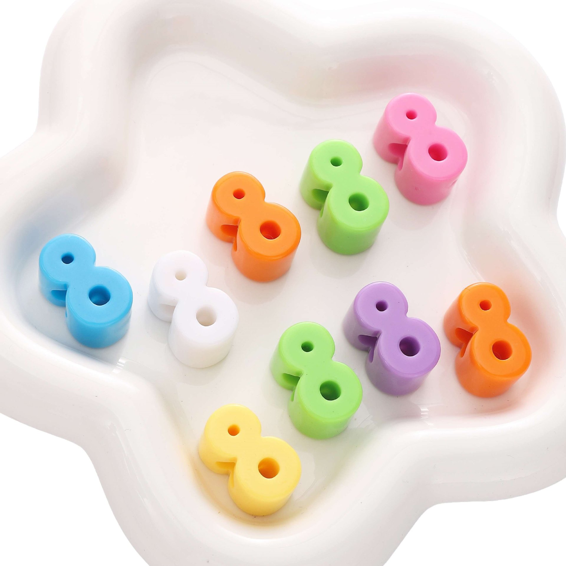 8 5 pieces/bag Random color