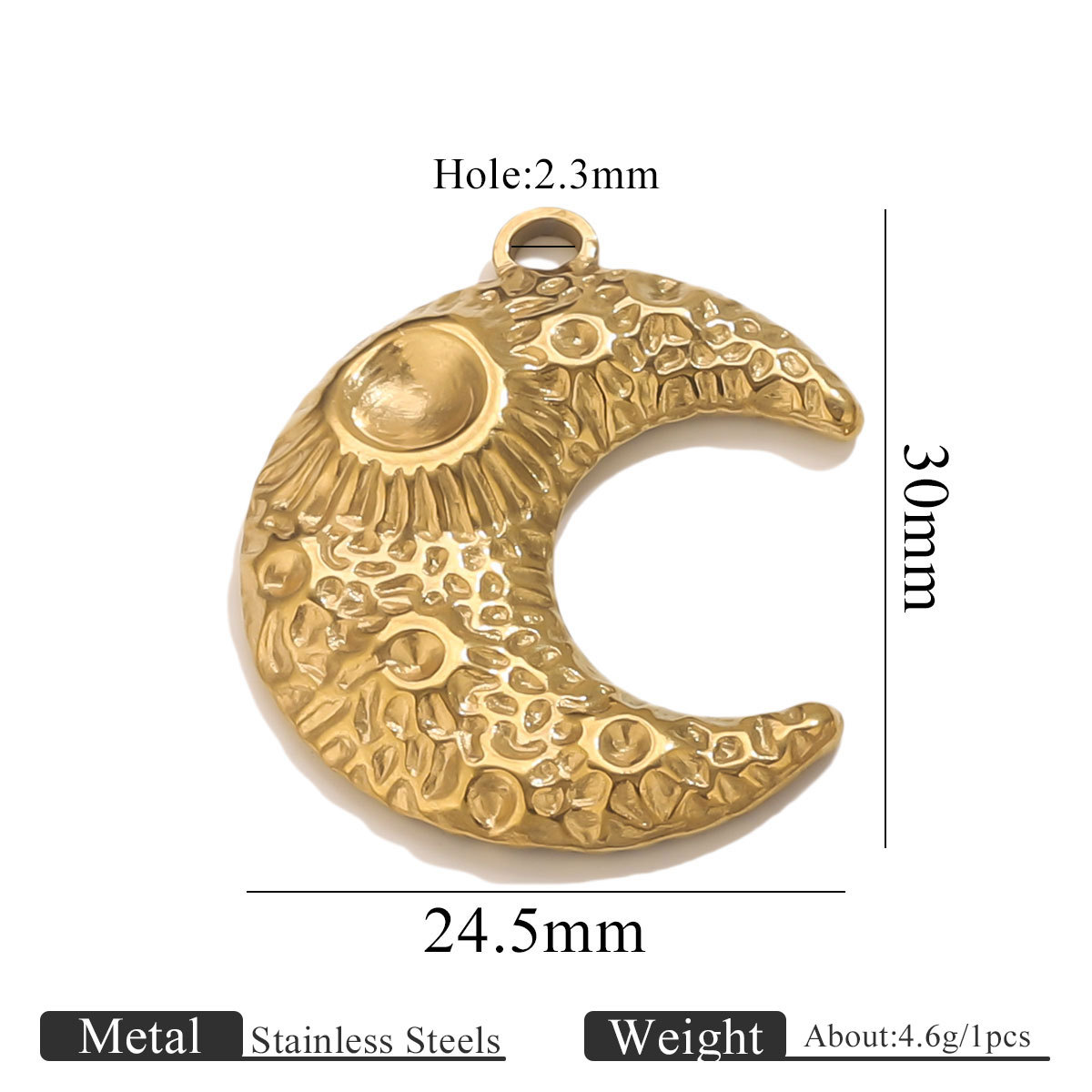 Golden hydraulic moon