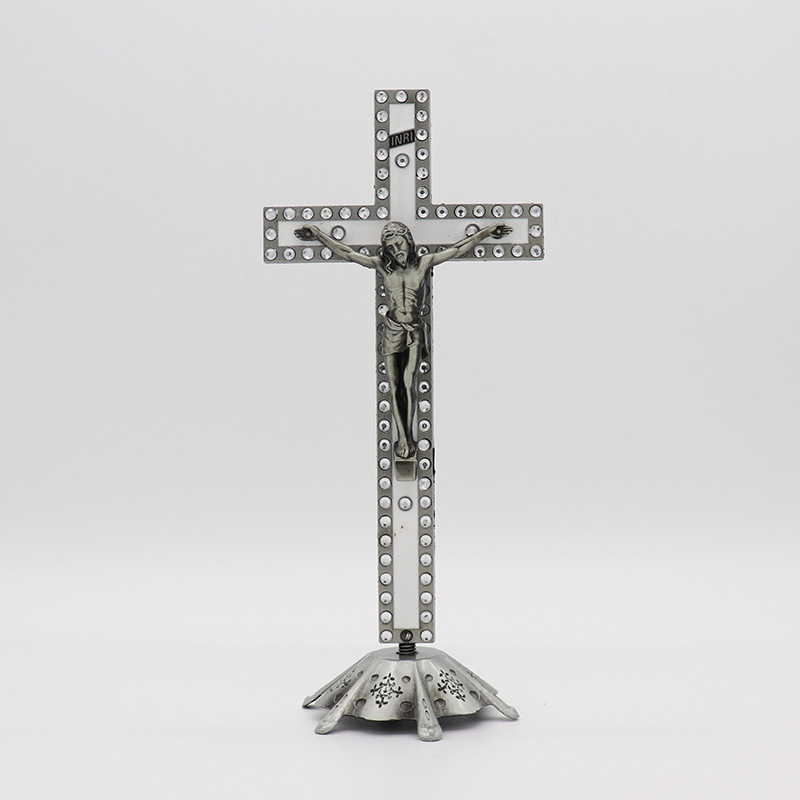 Ancient pewter white diamond