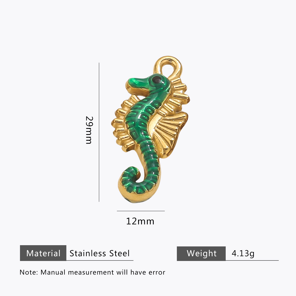5:Green seahorse