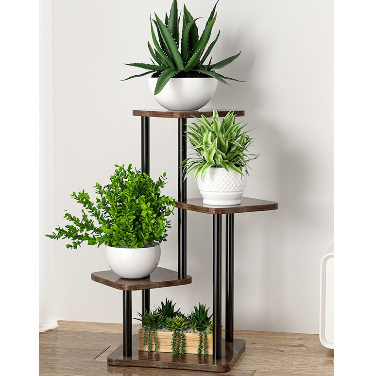 Black frame mocha brown [4 layers and 5 pots]]