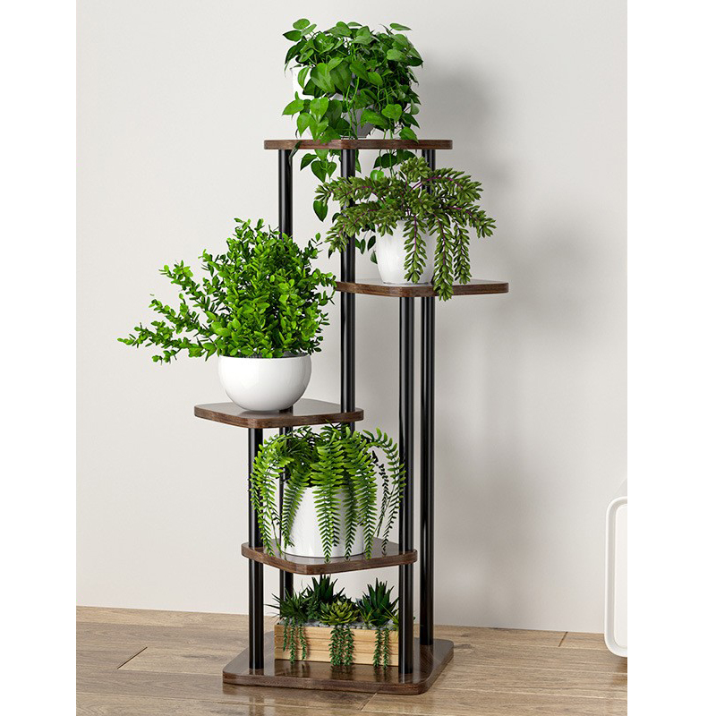 Black frame mocha brown [5 layers and 6 pots]]