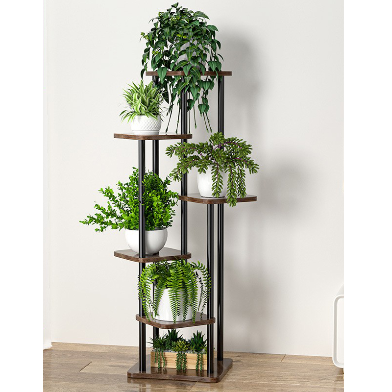 Black frame mocha brown [6 layers and 7 pots]]