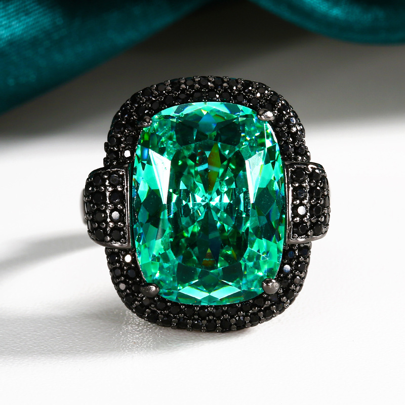 2:Black gold para green ring
