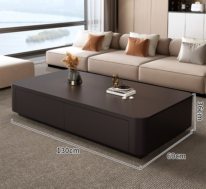 black cabinet   haoye black coffee table 130x60