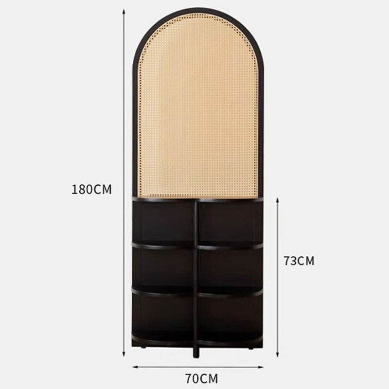 Four-layer storage [retro black] thickened upgraded model