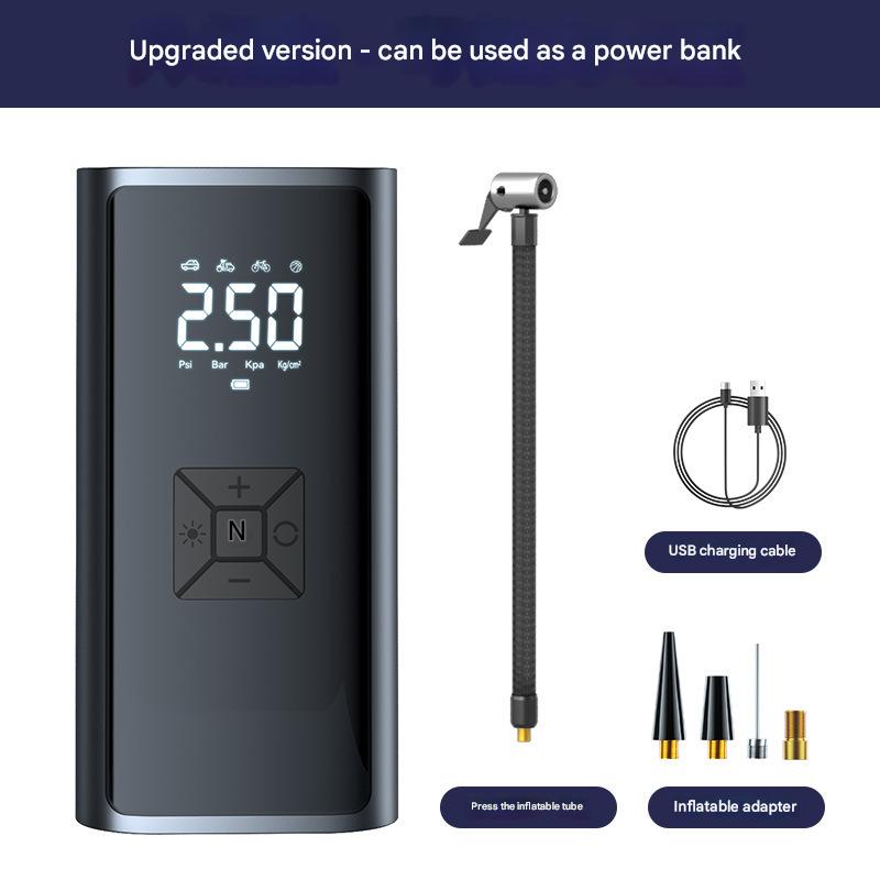 Dual-purpose type-c wireless charging   power bank function (black)