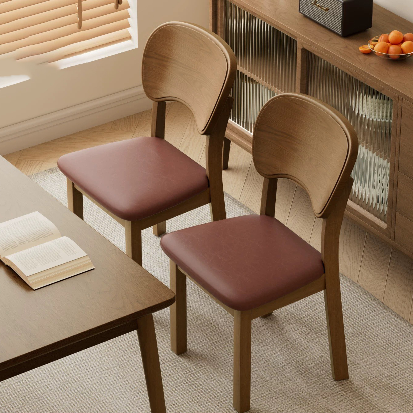 Walnut-brown soft packaging