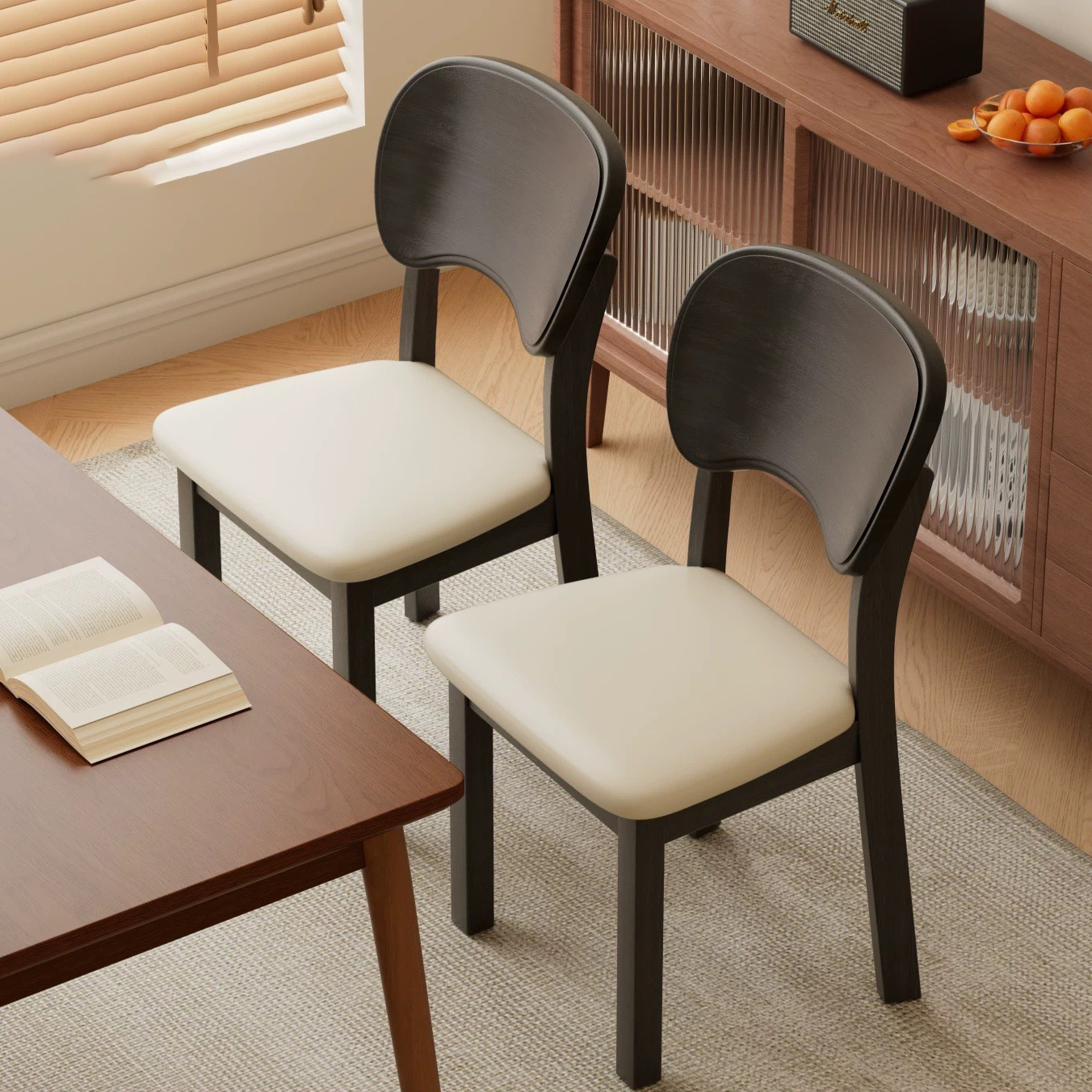 Black - off-white soft package