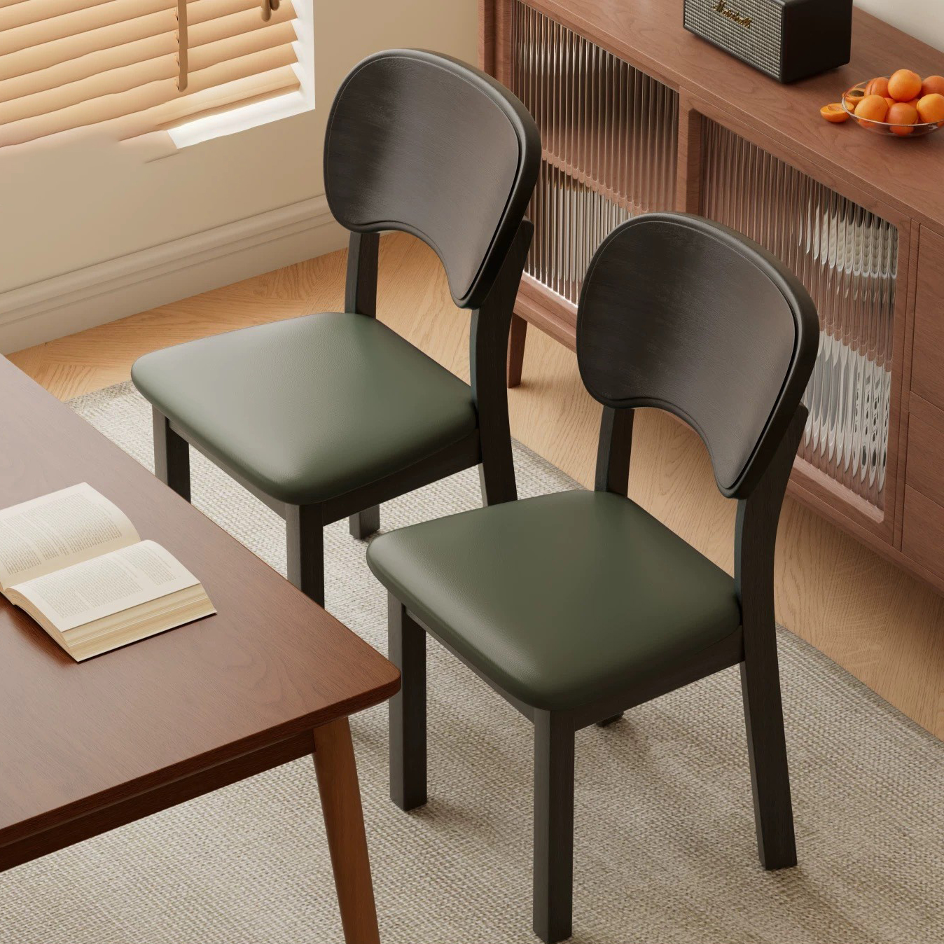 Black - dark green soft package