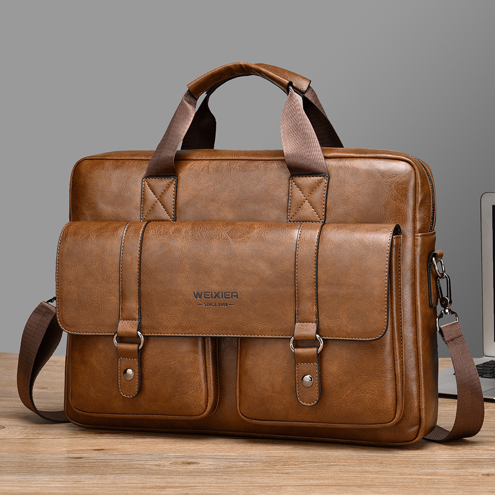 Light brown detachable shoulder strap