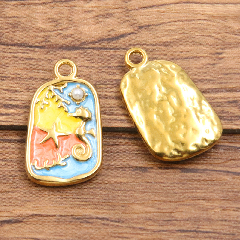 Starfish seahorse 13X22mm