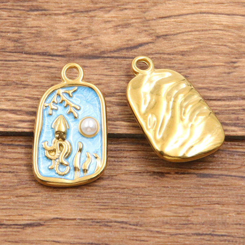 5:Squid Dot Pearl 13X22mm